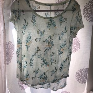 Lucky Brand Floral Tee Small